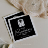 Minimal stilvolle Bachelor Party Dekorationen Serviette