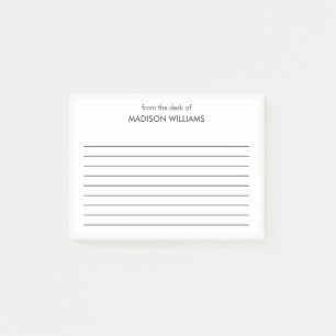 Minimal stilvolle moderne moderne Post-it Notes Klebezettel