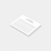 Minimal stilvolle moderne moderne Post-it Notes Klebezettel (angewinkelt)