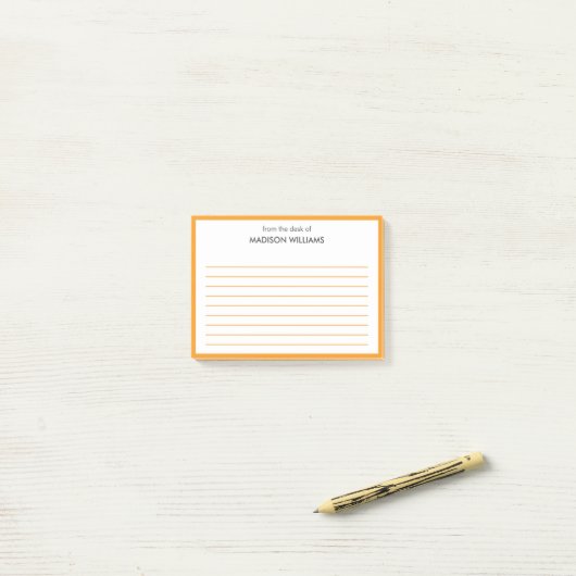 Minimal stilvolle moderne moderne Post-it Notes Klebezettel (Auf Schreibtisch)