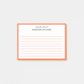 Minimal stilvolle moderne moderne Post-it Notes Post-it Klebezettel (Vorderseite)