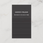 Minimal stilvolle Trendy Modern Business Card Visitenkarte (Vorderseite)