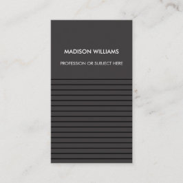 Minimal stilvolle Trendy Modern Business Card Visitenkarte