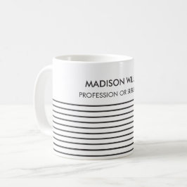 Minimal stilvolle Trendy Modern Coffee Tasse