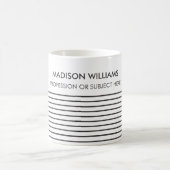 Minimal stilvolle Trendy Modern Coffee Tasse (Mittel)