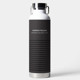 Minimal Stilvolle Trendy Moderne Wasserflasche Trinkflasche