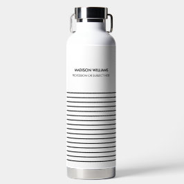Minimal Stilvolle Trendy Moderne Wasserflasche Trinkflasche