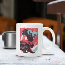 Minimal Stock Market Bull Bear Chart Kaffeetasse