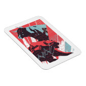 Minimal Stock Market Bull Bear Chart Magnet (Rechte Seite)