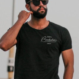 Minimal Stylish Bachelor Party T - Shirt