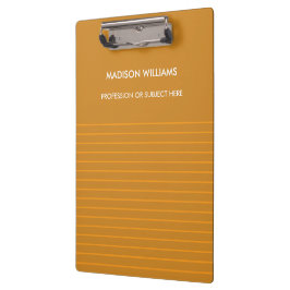 Minimal Stylish Modern Modern Clipboard Klemmbrett