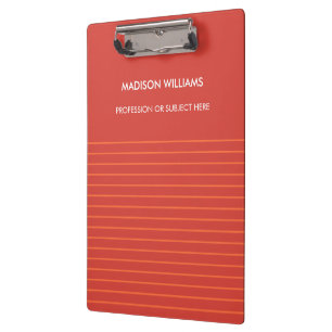 Minimal Stylish Modern Modern Clipboard Klemmbrett