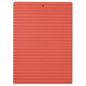 Minimal Stylish Modern Modern Clipboard Klemmbrett (Rückseite)