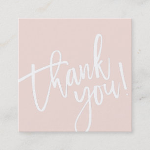 MINIMAL STYLISH, schlichter Bräuner, rosa Rosengol Quadratische Visitenkarte