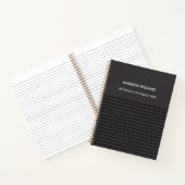 Minimal Stylish und trendy Modern Notebook Notizblock (Innenseite)