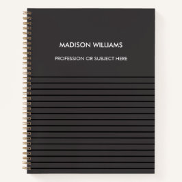 Minimal Stylish und trendy Modern Notebook Notizblock