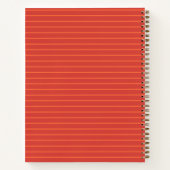 Minimal Stylish und trendy Modern Notebook Notizblock (Rückseite)