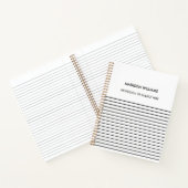 Minimal Stylish und trendy Modern Notebook Notizblock (Innenseite)