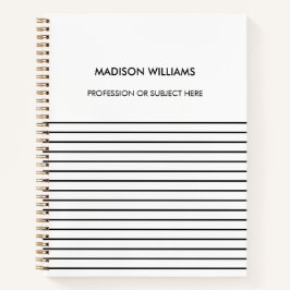 Minimal Stylish und trendy Modern Notebook Notizblock