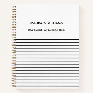 Minimal Stylish und trendy Modern Notebook Notizblock