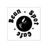 Minimal Stylized Cup Loyalty Cafe Gummistempel (Prägung)