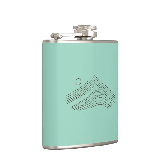 Minimal sun and moon flachmann (Rechts)