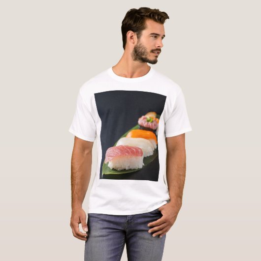Minimal Sushi – Japanese tranquility and perfectio T-Shirt (Vorne ganz)