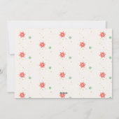 Minimal süße Sprüche Haustier Weihnachtsfoto Feiertagskarte (Rückseite)