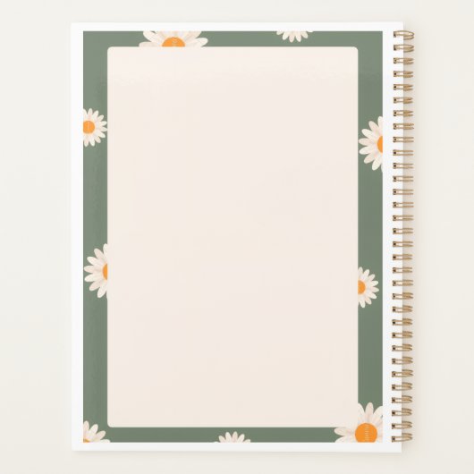 Minimal süßer Planer (Rückseite)
