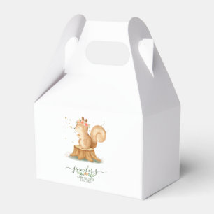 Minimal süßes Eichhörnchen Wildtierfarm Waldtier Geschenkschachtel