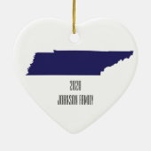 Minimal Tennessee Weihnachtsschmuck (Hinten)