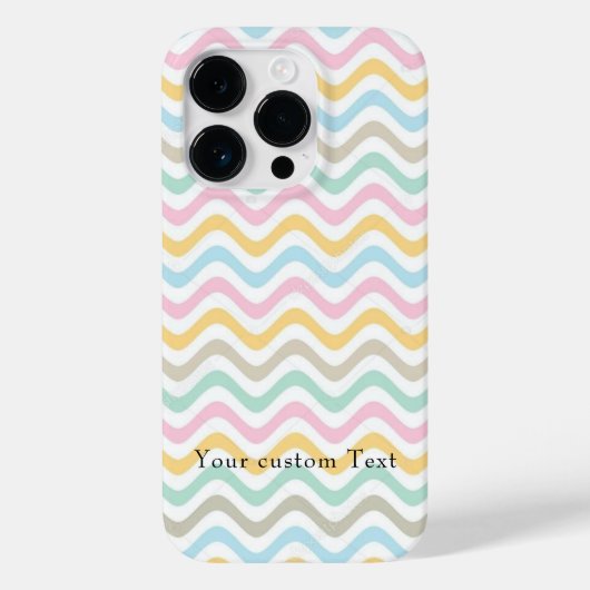 Minimal Text Custom iPhone 14 Pro Fall Case-Mate iPhone Hülle (Rückseite)