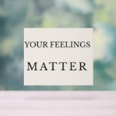 Minimal Therapy Office Poster – Your Feelings Matt (Neutral)