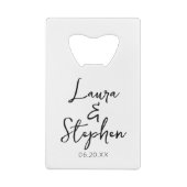 Minimal trinke ich auf die Individuelle Namen Hoch Geldbeutel Flaschenöffner (Rückseite)