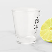 Minimal trinke ich auf die Individuelle Namen Hoch Schnapsglas (Links)