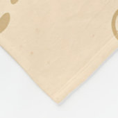 Minimal Turtle Trail Pattern Fleecedecke (Ecke)