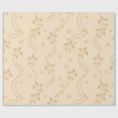 Minimal Turtle Trail Pattern Geschenkpapier (Flach)