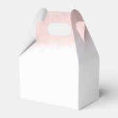 Minimal Tutu Girl's Geburtstag, zwei Glitzer drehe Geschenkschachtel (Rückseite)