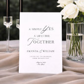 Minimal Typography Wedding Invitation Template Einladung