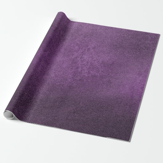 Minimal Ultra-Violet Lila Cement Mauve Eggplant Geschenkpapier (Ungerollt)