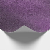 Minimal Ultra-Violet Lila Cement Mauve Eggplant Geschenkpapier (Ecke)