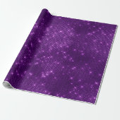 Minimal Ultra-Violet Lila Funkelnd Amethyst Iris Geschenkpapier (Ungerollt)