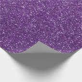 Minimal Ultra Violet Lila Glitzer Mauve Lilac Geschenkpapier (Ecke)