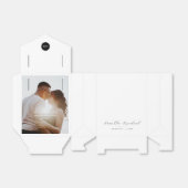 Minimal und Chic Black and White Foto Gefälligkeit Geschenkschachtel (Ungefaltet)