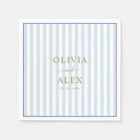 Minimal und Chic Blue Französisch Personalisiert H