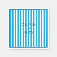 Minimal und Chic Blue Französisch Personalisiert H
