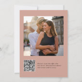 Minimal und Chic | Foto des QR-Codes der Vertragsp Einladung (Rückseite)