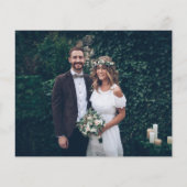 Minimal und Chic | Foto Wedding BUDGET Vielen Dank (Rückseite)