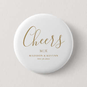 Minimal und Chic   Hochzeit Button