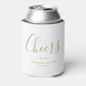 Minimal und Chic | Hochzeit Dosenkühler (Kanne Rückseite)